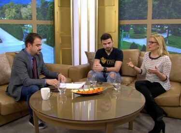 Production GOLD TOOTH  & Semir Gicic & Ivana Naskova in TV Show “I love Macedonia”on TV SITEL